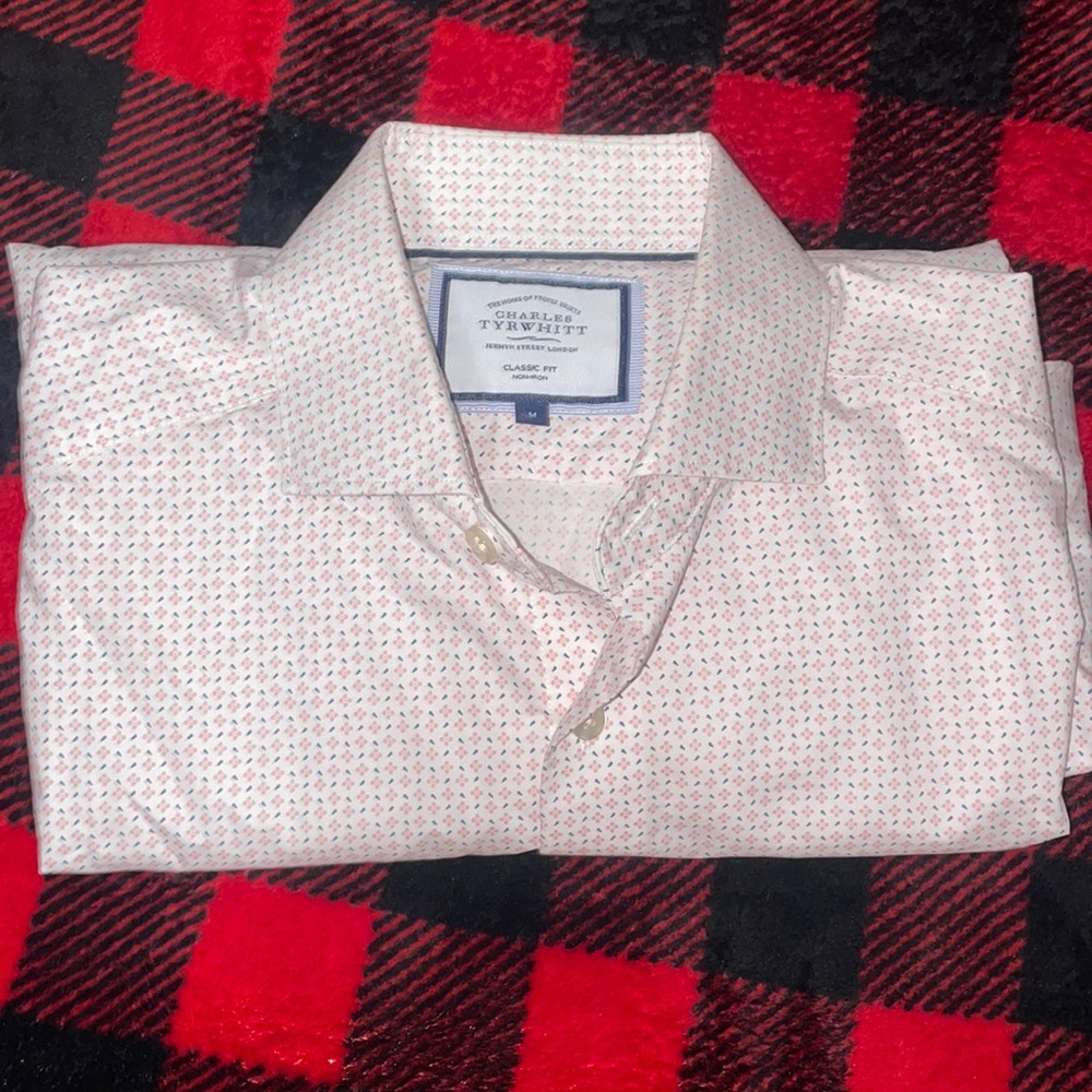 CHARLES TYRWHITT: floral men’s button up size medium